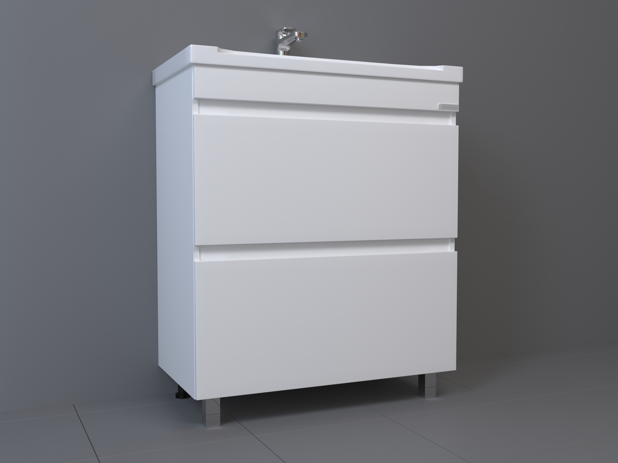 Тумба наполь. "Интегра1" 70см 2ящ.(Classica70)