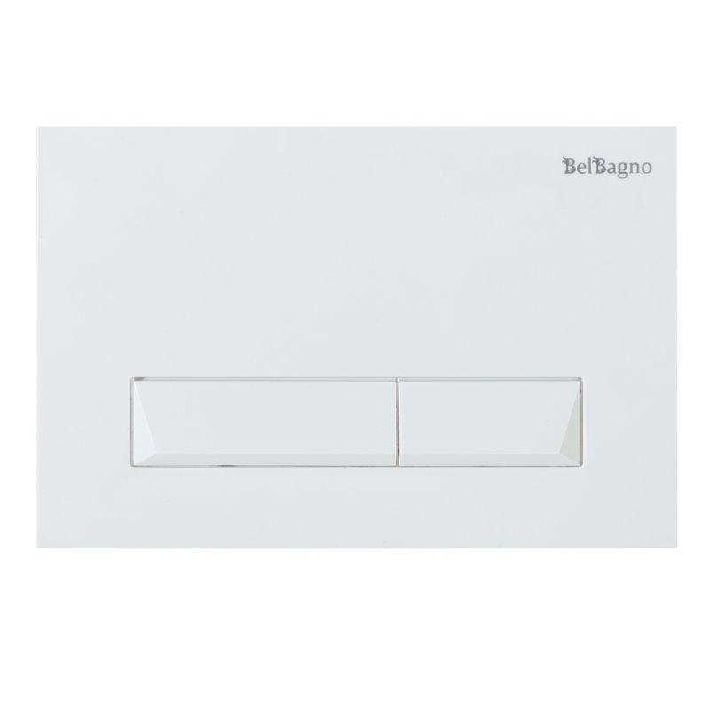Кнопка смыва BelBagno Marmi BB009-MR-Bianco белая
